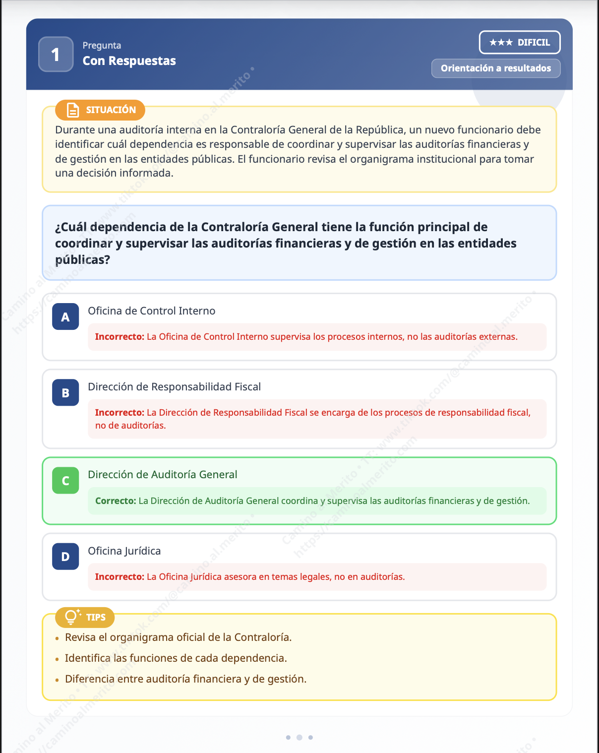 Simulacro examen CNSC carrera administrativa